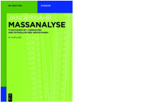 Jander / Massanalyse