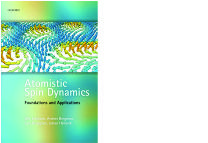 Atomistic spin dynamics