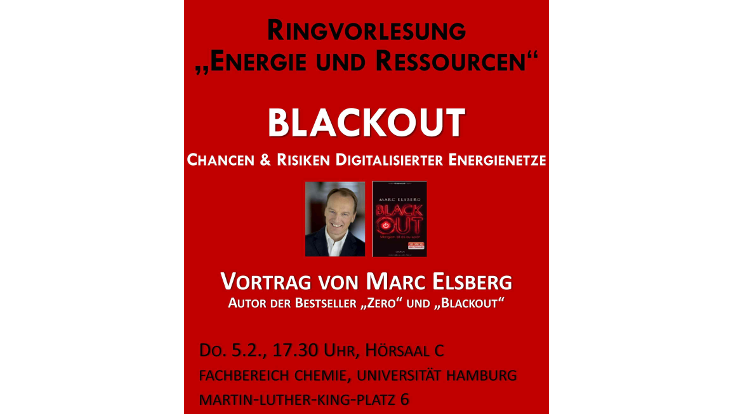 Blackout – Chancen und Risiken digitalisierter Energienetze - Vortrag von Marc Elsberg