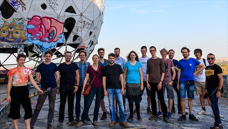Participants of MESIGA-18 (during excursion on Teufelsberg)