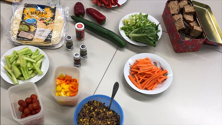 Wrap ingredients