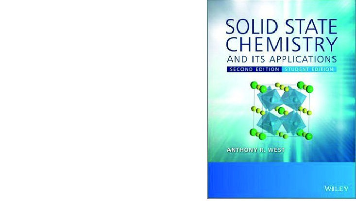 Cover des Buches Solid state chemistry and its applications