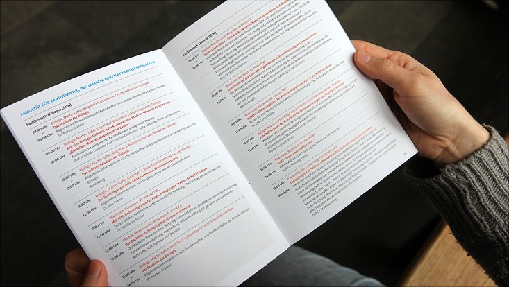 Programmheft des Unitags.