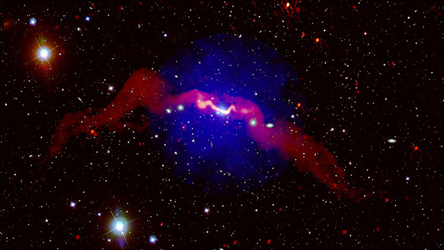 Image of a radio galaxy