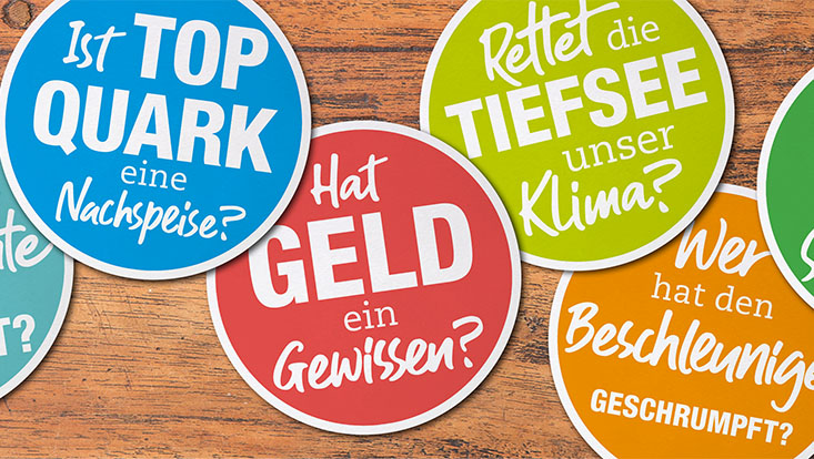 Bierdeckel mit Fragen