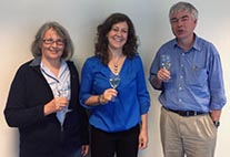 Das neue Sprecherteam Prof. Pfeiffer, Prof. Engels, Prof. Stammer