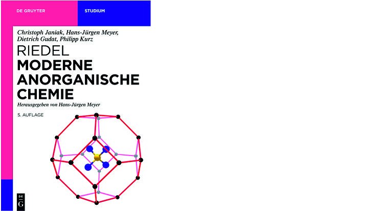 Cover Moderne Anorganische Chemie / Riedel