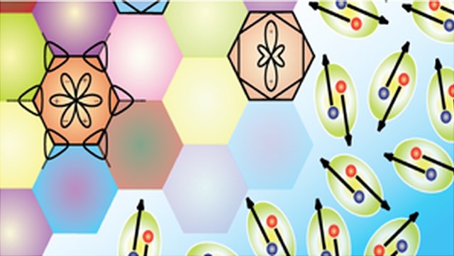 Symbolische Darstellung einer Zellenstruktur