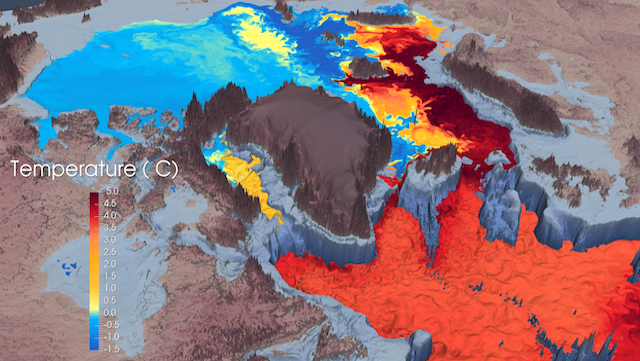 Properties and circulation on an Isopycnal