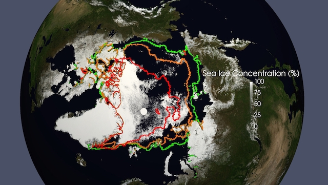 AMSR2 Sea Ice Melt Season 2016