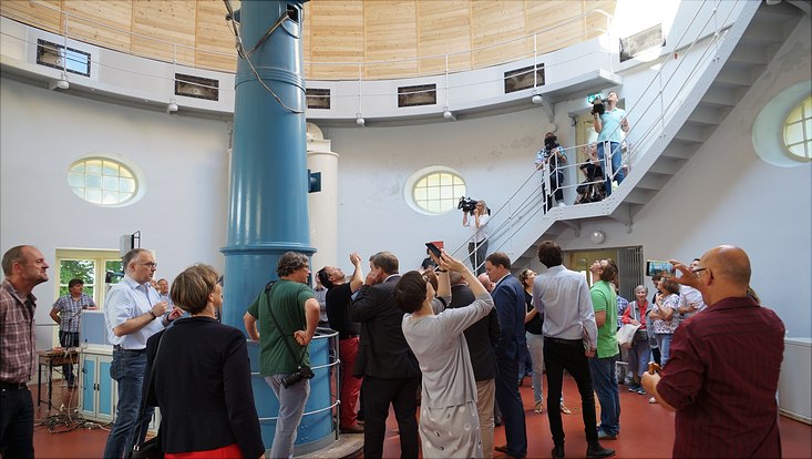 Großer Refraktor wiedereröffnet Großer Refraktor wiedereröffnet