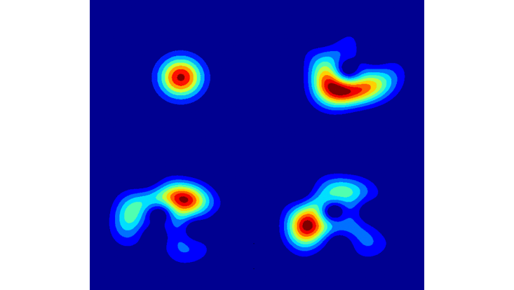husimi_q_distribution The Husimi-Q distribution at different times allows for the investigation of phase space dynamics.