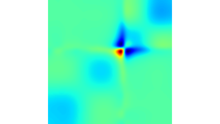decaying-grey-soliton Two-body correlation function of a decaying grey matter-wave soliton.