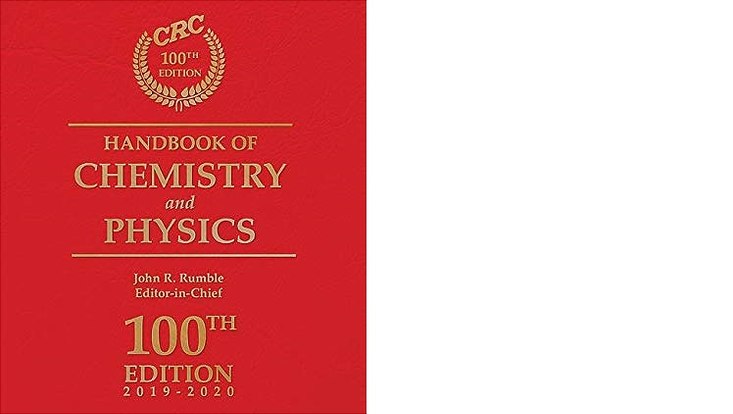 CRC Handbook of chemistry and physics