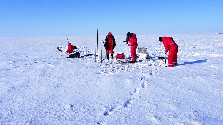 Sibirien, Lena Delta, Permafrost