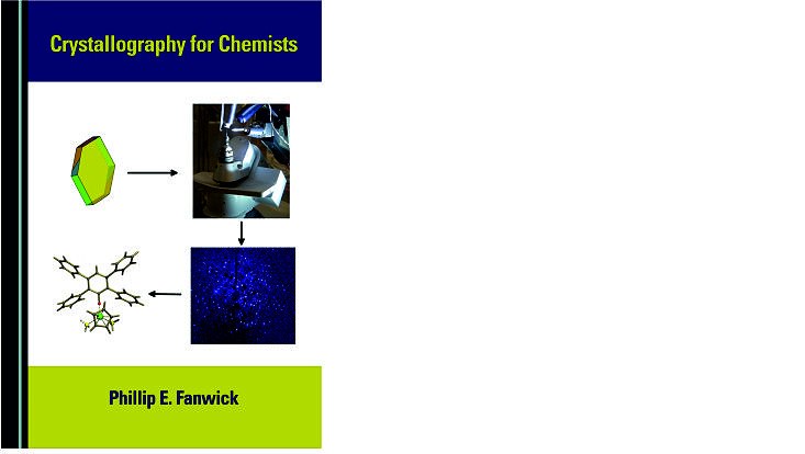 Cover "Crystallography for chemists"