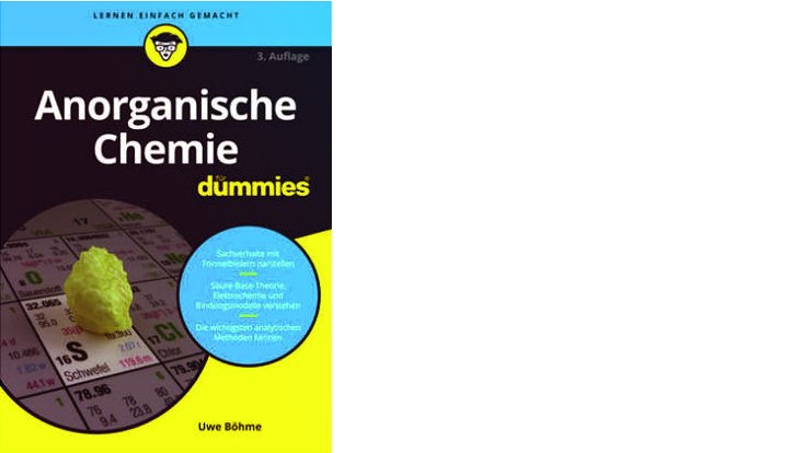 Cover Anorganische Chemie für Dummies