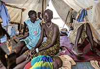 Äthiopisches Flüchtlingslager: Rivalisierende Volksgruppen und Dürre im Sudan vertrieben bereits mehr als eine Million Menschen.