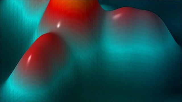triatomic iron particle on platinum surface