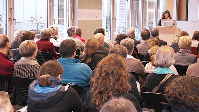 Vortrag in einem Hörsaal