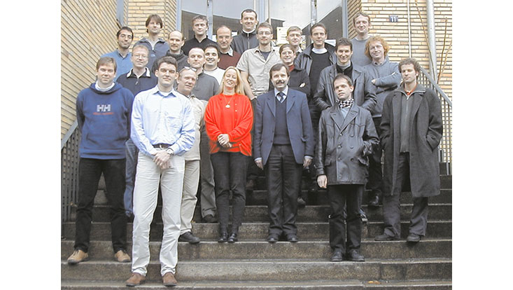 Gruppenbild Forschungsgruppe Wiesendanger 2001