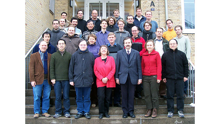 Gruppenbild Forschungsgruppe Wiesendanger 2004