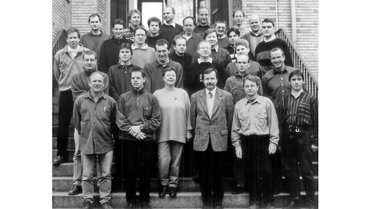 Gruppenbild Forschungsgruppe Wiesendanger 1998