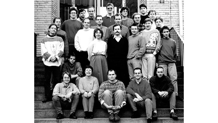 Gruppenbild Forschungsgruppe Wiesendanger 1995