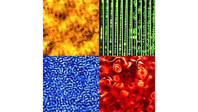 Darstellung der Wechselwirkende Elektronensysteme in verschiedenen Dimensionen.
