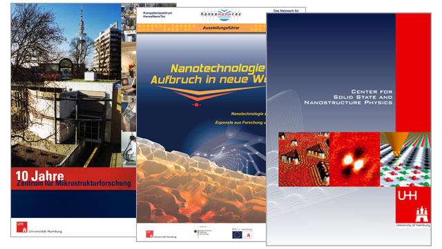 Deckblätter Broschüren Nanotechnology