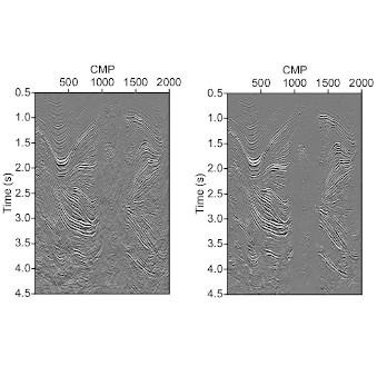 Denoising seismic images