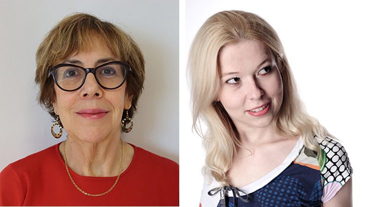 The laureates of the Beate Naroska Senior and Junior Guestprofessorships 2020, Prof. Dr. Belén Gavela and Dr. Kasia Rejzner