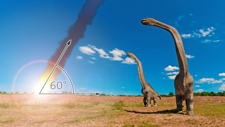 Asteroid traf die Erde im tödlichsten Winkel Asteroid traf die Erde im tödlichsten Winkel