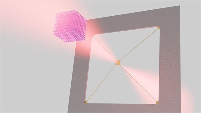 künst. Grafik eines hybriden Quantensystems