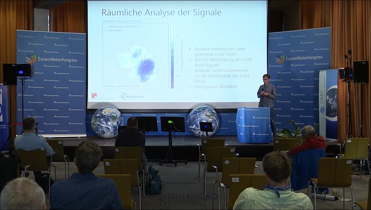 Bastian Kirsch auf dem Extremwetterkongress 2020