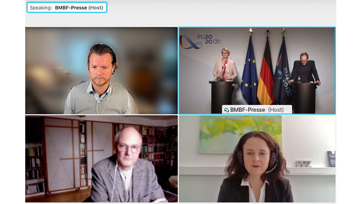 Screenshot der Online-Veranstaltung
