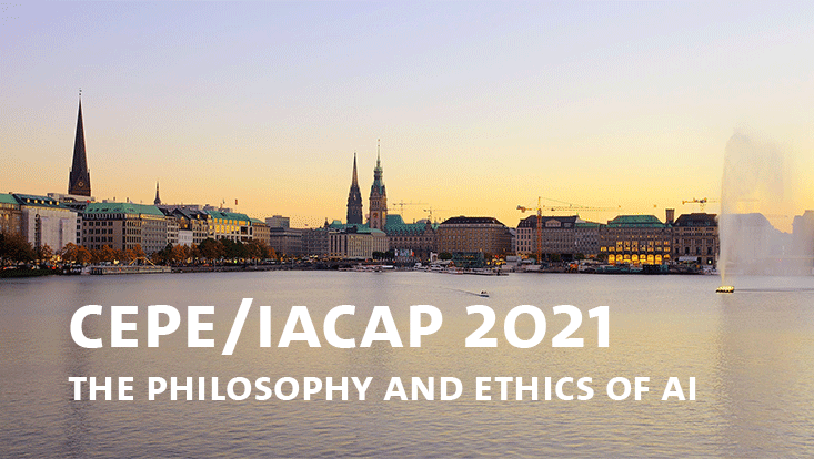 landscape portrait of Hamburg's Binnenalster with Conference Lettering