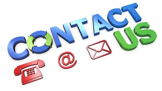 Schriftzug "Conect us" + Symbole