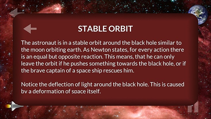 Info text for setting in Level 1