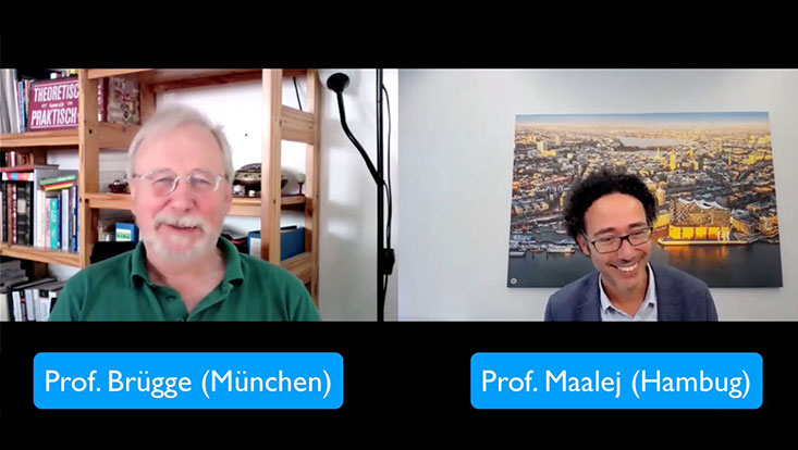Prof. Bruegge und Prof. Maalej