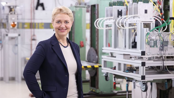 Portrait of particle physicist Beate Heinemann