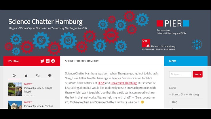 Science Chatter Website