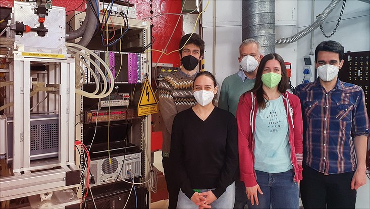Part of the test beam crew March 2022