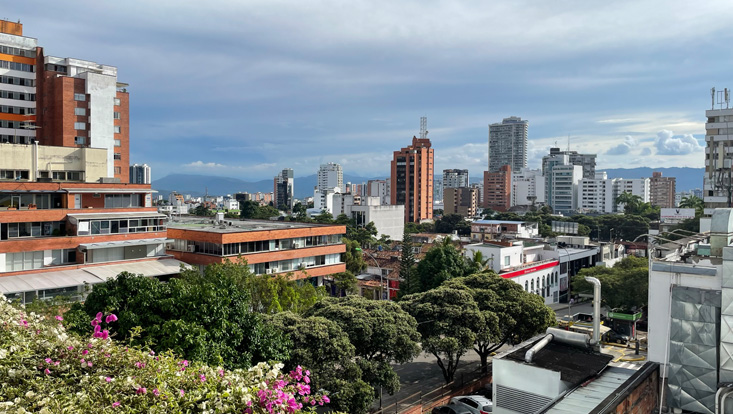 Blick über Bucaramanga