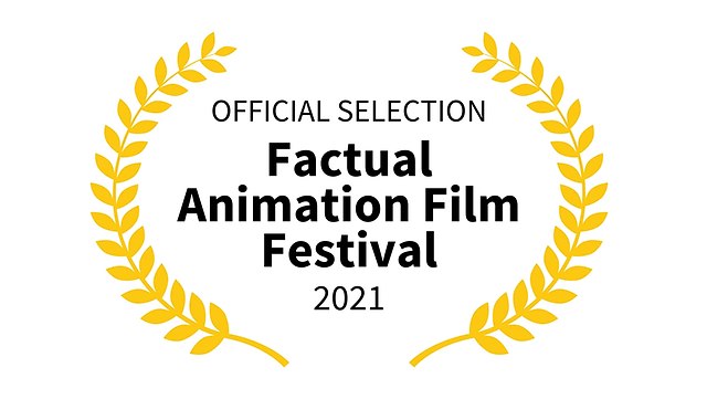 official-selection-factual-animation-film-festival-640x361 Logo bzw. Plakette des "Factual Animation Film Festival".