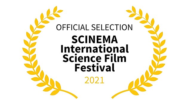 official-selection---scinema-international-science-film-festival-640x361 Logo bzw. Plakette des "Scinema International Science Film Festival".