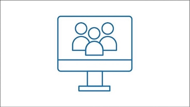 Bildschirm mit drei Personen-Icons