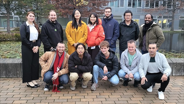 Group picture showing 12 SEMS group members.