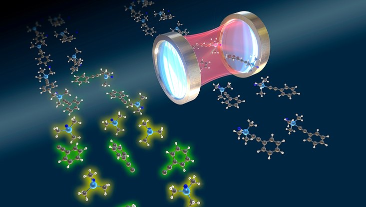 Resonant vibrational strong-coupling can inhibit chemical reactions.
