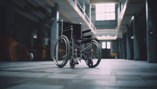 AI generated image of a wheelchair